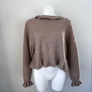 Primark Ribbed and Ruffle Sweater